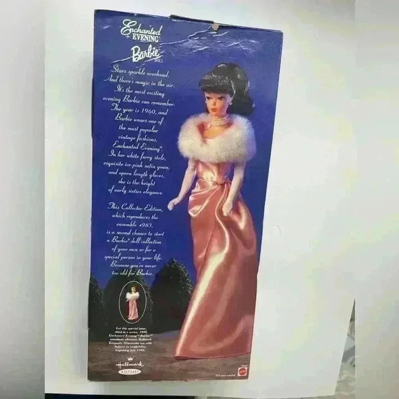Enchanted Evening Brunette Singer Barbie 1995 New In Box Matel 15407 - Picture 5 of 6